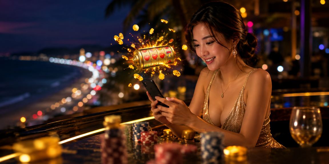 Chơi slot game mới tại bãi biển Mũi Né
